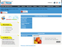 Tablet Screenshot of hitechindustries.co.in